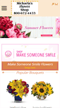 Mobile Screenshot of michaelasflowershop.com